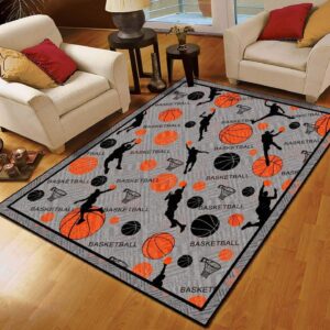 Basketball Rug Sport Decor Gift Floor Decor Living Room Carpet Rug Area Rug - ce60ec4adcaa
