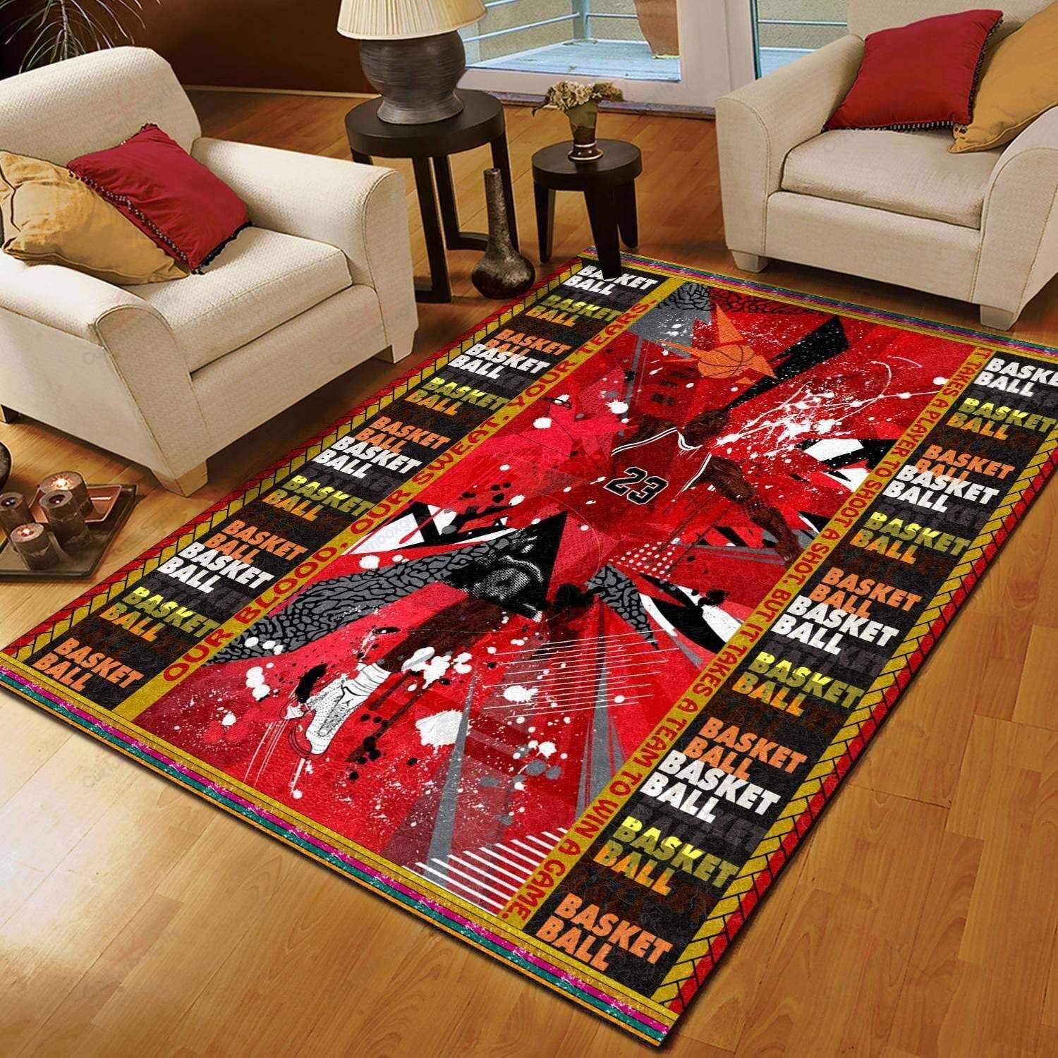 Basketball Lover Rug Sport Decor Gift Floor Decor Living Room Carpet Rug Area Rug - 4ed887266bf2 Basketball Lover Rug Sport Decor Gift Floor Decor Living Room Carpet Rug Area Rug - 4ed887266bf2