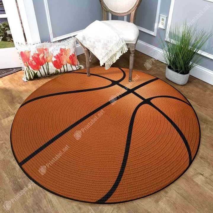 Basketball Lover Round Carpet Floor Rug Living Room Bedroom Decor Round Area Rug Carpet Basketball Lover Round Carpet Floor Rug Living Room Bedroom Decor Round Area Rug Carpet