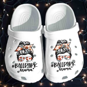 Basketball Mama Shoes Crocs Clog – Ball Park Mama Clog Birthday Gift For Girl Daughter Mom
