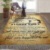 Basketball My Dear Granddaughter Always Remember How Much I Love You Rug Sport Decor Gift Floor Decor Living Room Carpet Rug Area Rug - de32f6aa8a6f