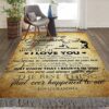 Basketball My Dear Grandson Always Remember How Much I Love You 1 Rug Sport Decor Gift Floor Decor Living Room Carpet Rug Area Rug - edbb2009a0b4