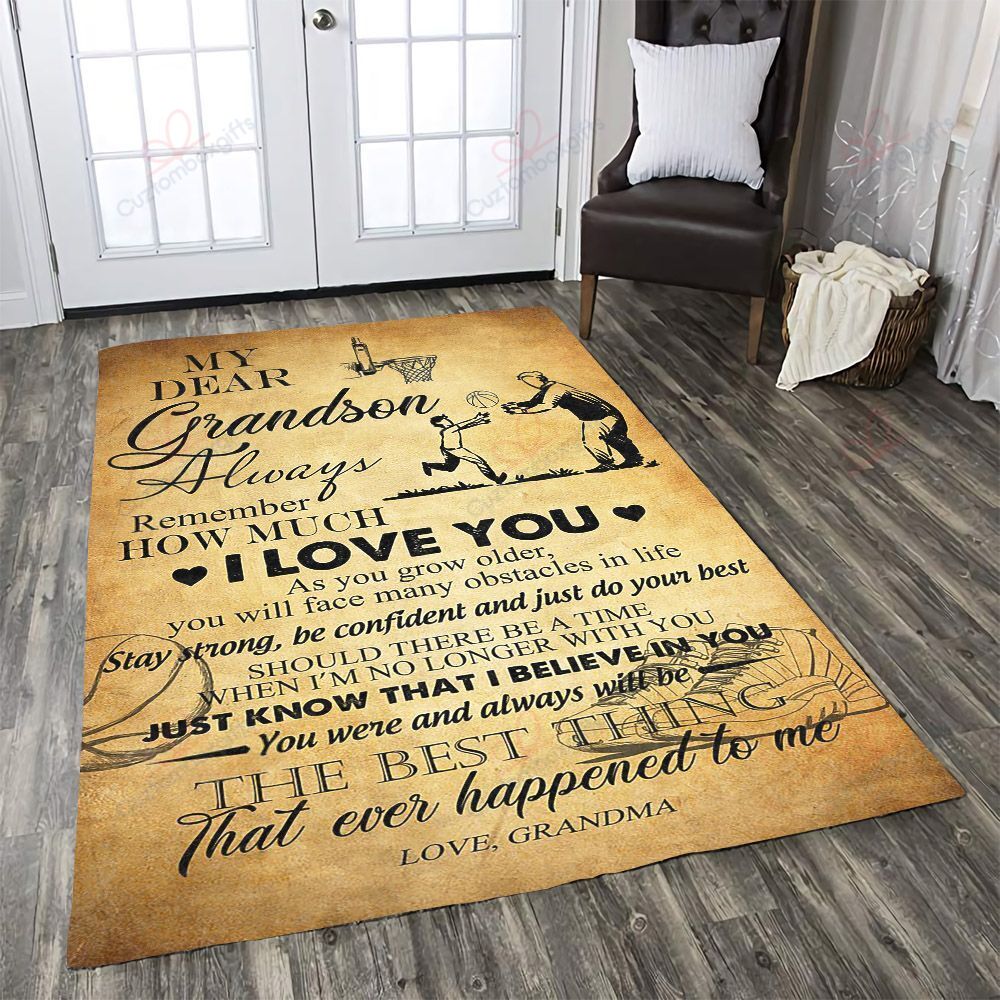Basketball My Dear Grandson Always Remember How Much I Love You 1 Rug Sport Decor Gift Floor Decor Living Room Carpet Rug Area Rug - 758cfc168357 Basketball My Dear Grandson Always Remember How Much I Love You 1 Rug Sport Decor Gift Floor Decor Living Room Carpet Rug Area Rug - 758cfc168357