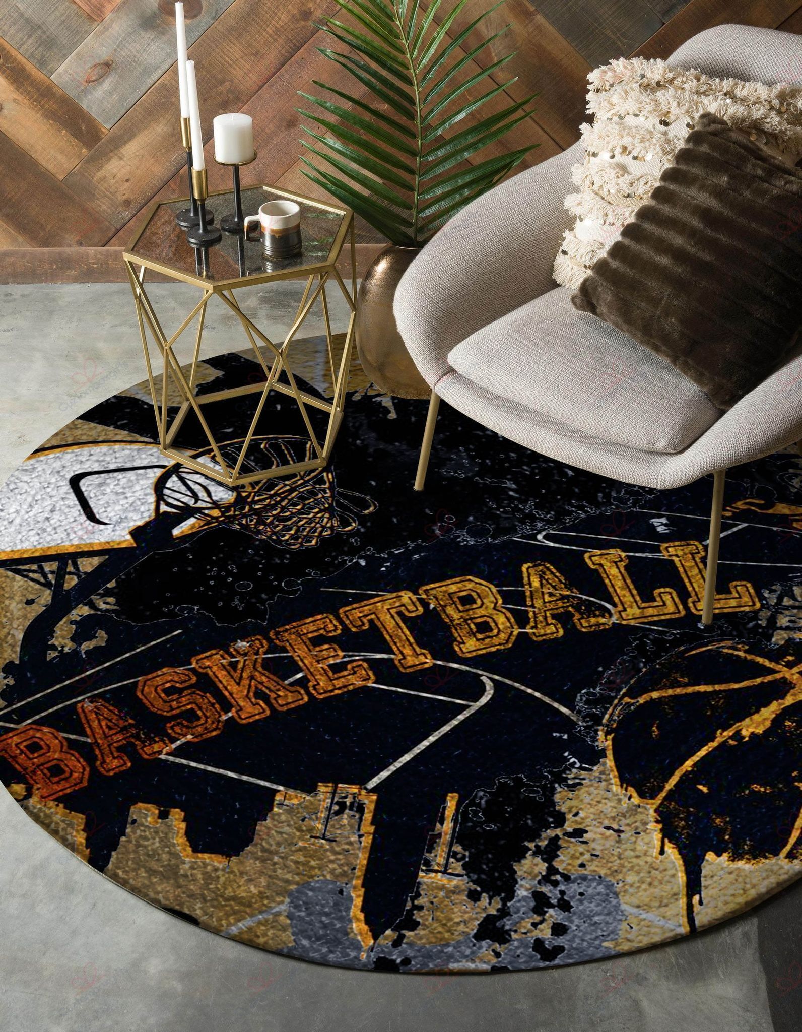 Basketball Painting 1 Round Carpet Floor Rug Living Room Bedroom Decor Round Area Rug Carpet Basketball Painting 1 Round Carpet Floor Rug Living Room Bedroom Decor Round Area Rug Carpet