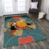 Basketball Painting Rug Sport Decor Gift Floor Decor Living Room Carpet Rug Area Rug - a50a5d3a0056