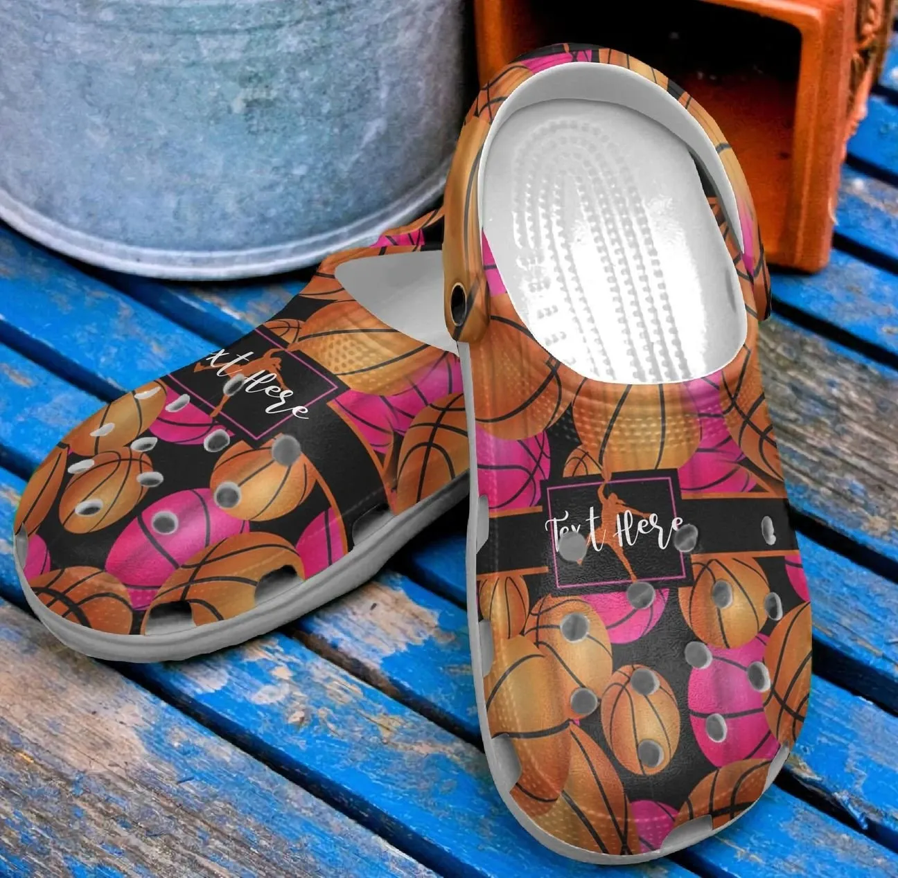 Basketball Personalize Clog Custom Crocs Fashionstyle Comfortable For Women Men Kid Print 3D Her Favorite Sport Basketball Personalize Clog Custom Crocs Fashionstyle Comfortable For Women Men Kid Print 3D Her Favorite Sport