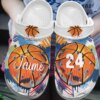 Basketball Personalize Clog Custom Crocs Fashionstyle Comfortable For Women Men Kid Print 3D Whitesole Love The Ball