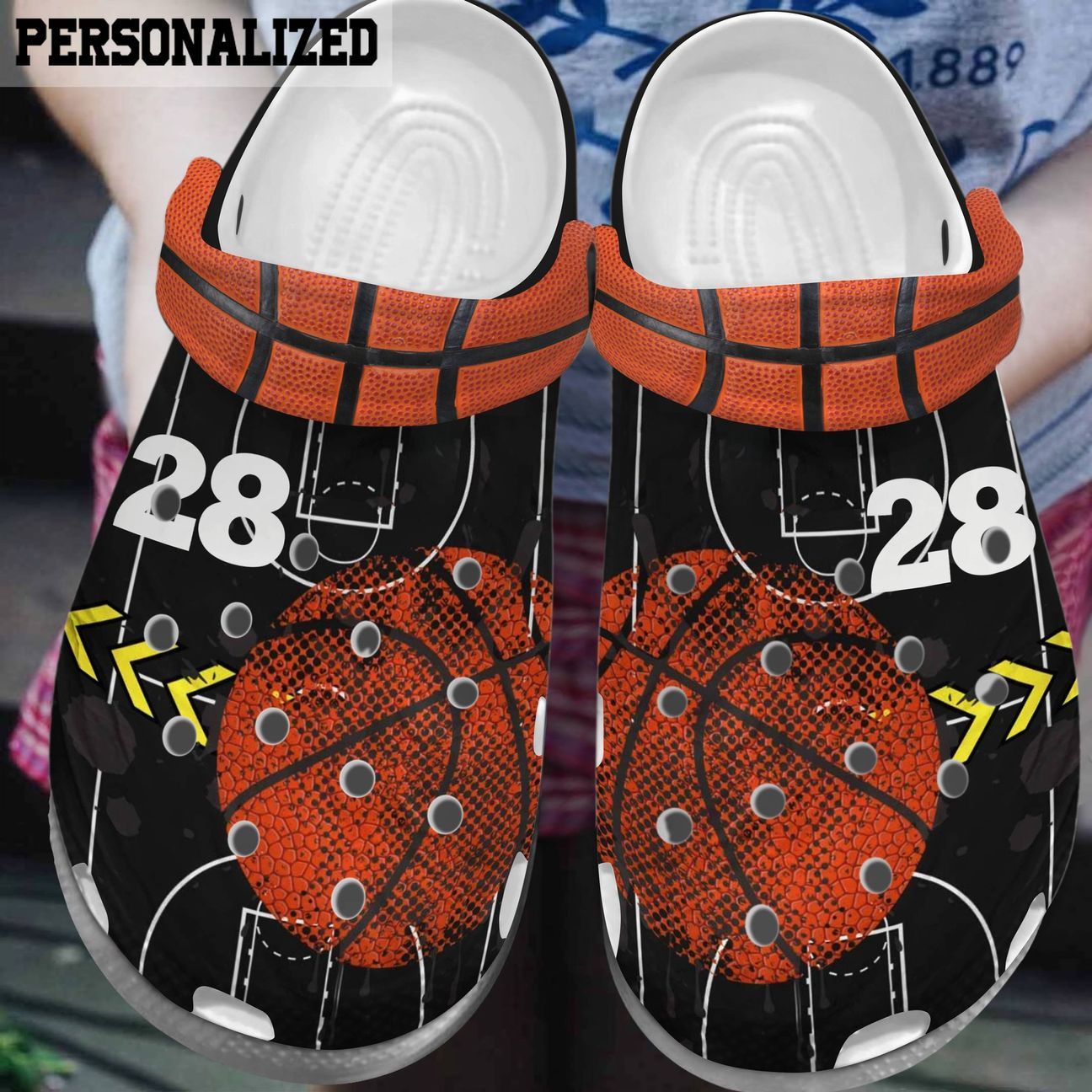 Basketball Personalized Clog Custom Crocs Comfortablefashion Style Comfortable For Women Men Kid Print 3D Basketball Basketball Personalized Clog Custom Crocs Comfortablefashion Style Comfortable For Women Men Kid Print 3D Basketball