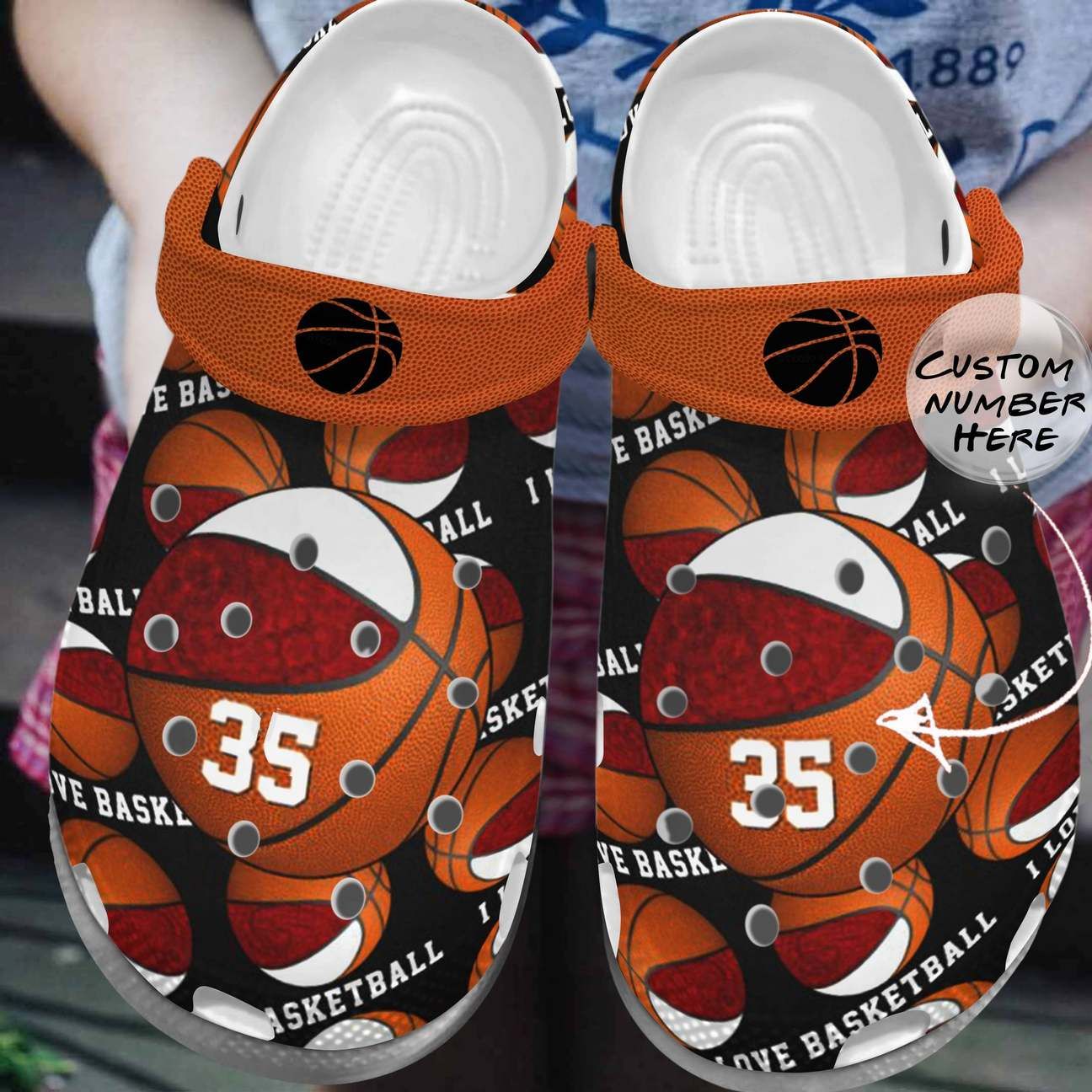 Basketball Personalized Clog Custom Crocs Comfortablefashion Style Comfortable For Women Men Kid Print 3D I Love Basketball Basketball Personalized Clog Custom Crocs Comfortablefashion Style Comfortable For Women Men Kid Print 3D I Love Basketball