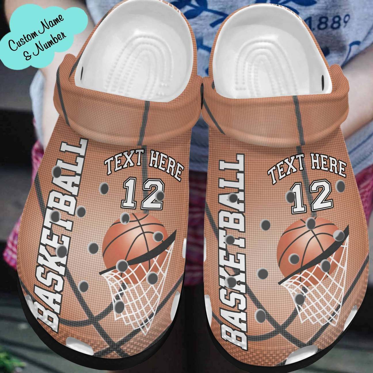 Basketball Personalized Clog Custom Crocs Comfortablefashion Style Comfortable For Women Men Kid Print 3D V610 Basketball Personalized Clog Custom Crocs Comfortablefashion Style Comfortable For Women Men Kid Print 3D V610