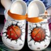 Basketball Personalized Crack Sku 195 Crocs Crocband Clog Comfortable For Mens Womens Classic Clog Water Shoes
