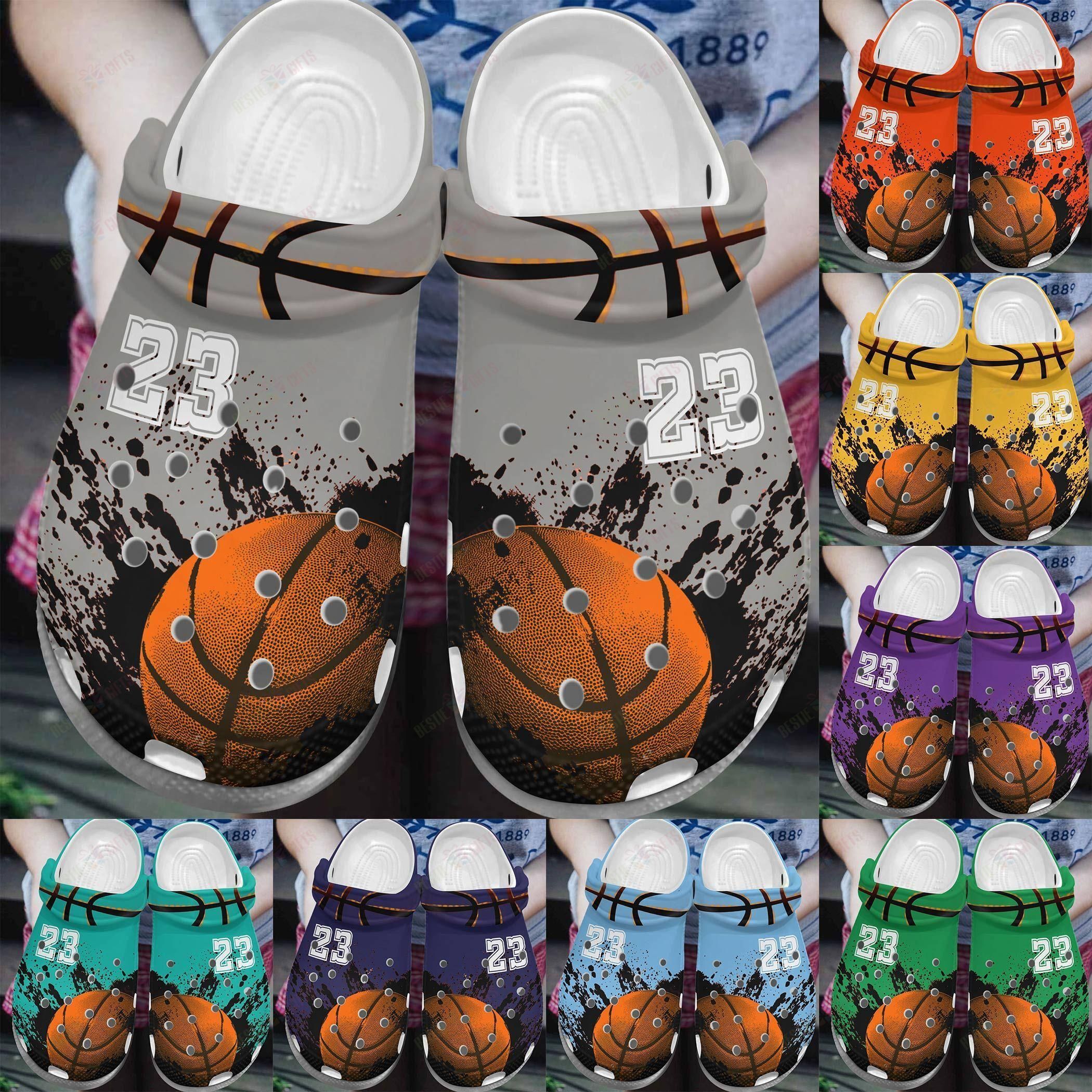 Basketball Personalized Crocs Clog Classic Clog Basketball Lover Shoes Basketball Personalized Crocs Clog Classic Clog Basketball Lover Shoes