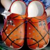 Basketball Personalized Leather Texture Sku 201 Crocs Crocband Clog Comfortable For Mens Womens Classic Clog Water Shoes