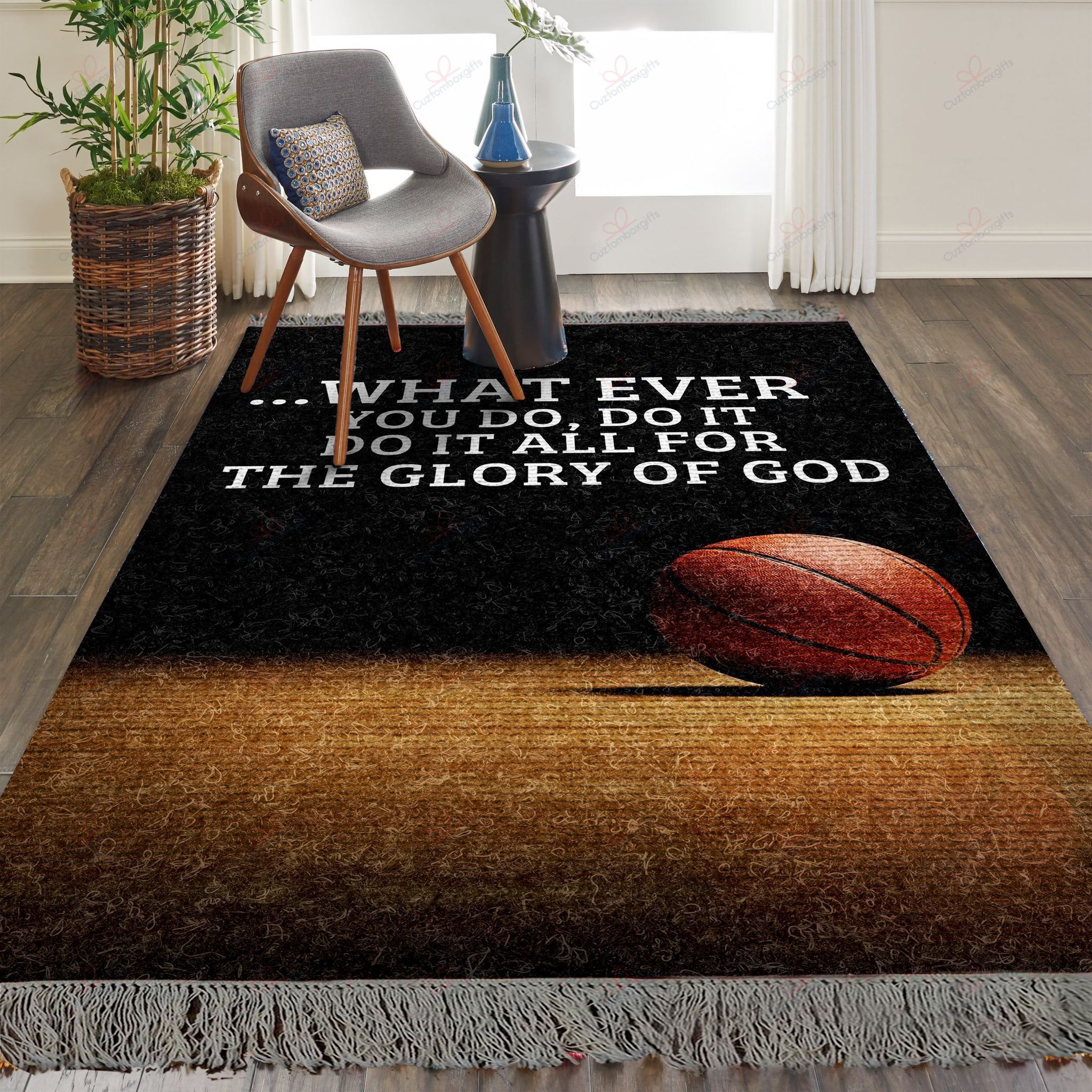 Basketball What Ever You Do Do It Do It All For The Glory Of God Rug Sport Decor Gift Floor Decor Living Room Carpet Rug Area Rug - 581c6cf6e6c1 Basketball What Ever You Do Do It Do It All For The Glory Of God Rug Sport Decor Gift Floor Decor Living Room Carpet Rug Area Rug - 581c6cf6e6c1