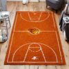 Basketball Yard Rug Sport Decor Gift Floor Decor Living Room Carpet Rug Area Rug - 703fc4a83688