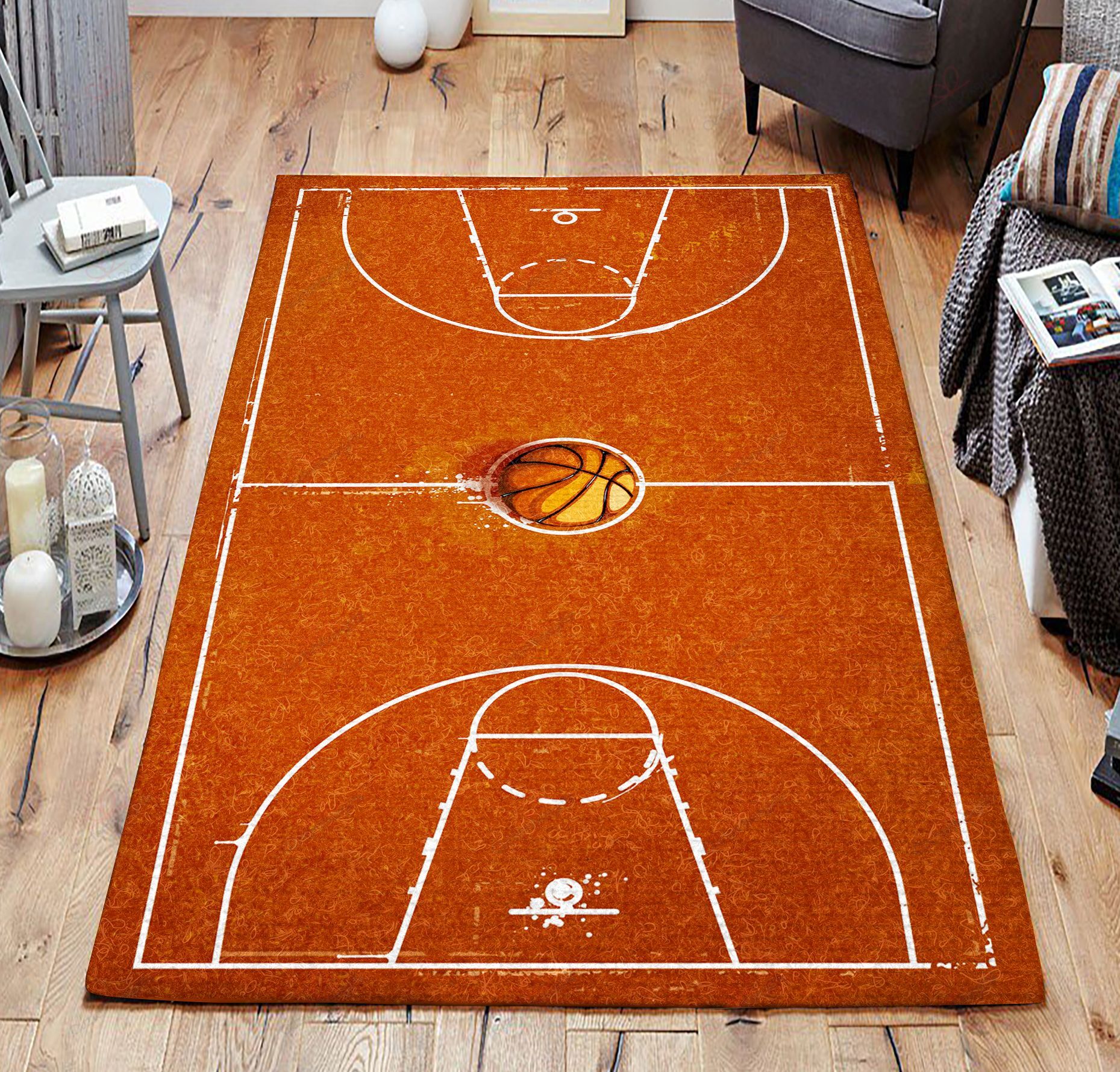 Basketball Yard Rug Sport Decor Gift Floor Decor Living Room Carpet Rug Area Rug - 703fc4a83688 Basketball Yard Rug Sport Decor Gift Floor Decor Living Room Carpet Rug Area Rug - 703fc4a83688