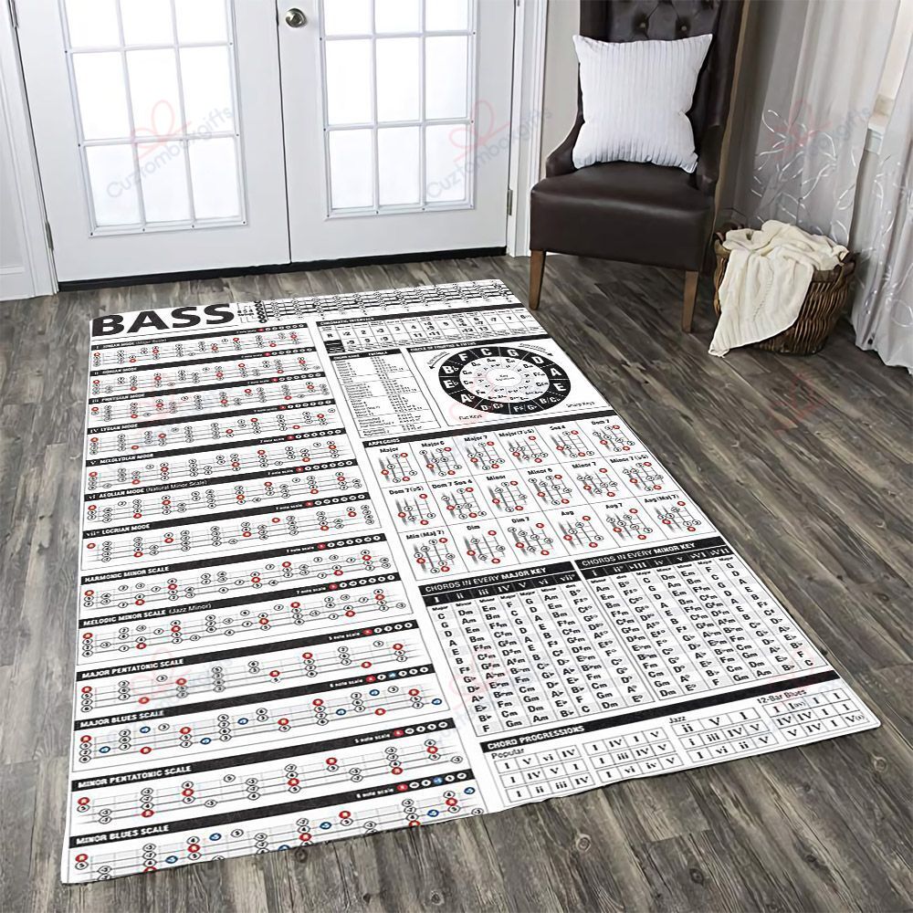 Bass Chords Rug Sport Decor Gift Floor Decor Living Room Carpet Rug Area Rug - cf6afecd3818 Bass Chords Rug Sport Decor Gift Floor Decor Living Room Carpet Rug Area Rug - cf6afecd3818