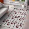 Bass Guitar 2 Rug Sport Decor Gift Floor Decor Living Room Carpet Rug Area Rug - e60a26fed751