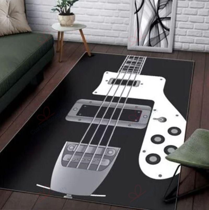 Bass Guitar Rectangle Rug Sport Decor Gift Floor Decor Living Room Carpet Rug Area Rug - 07bbf0252e26 Bass Guitar Rectangle Rug Sport Decor Gift Floor Decor Living Room Carpet Rug Area Rug - 07bbf0252e26