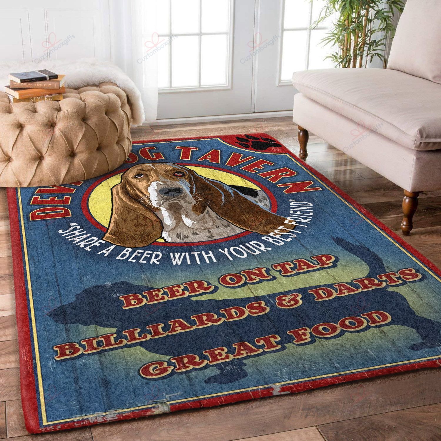 Basset Hound Devil Dog Tavern Share A Beer With Your Best Friend Rug Sport Decor Gift Floor Decor Living Room Carpet Rug Area Rug - 70d2a8f6c98e Basset Hound Devil Dog Tavern Share A Beer With Your Best Friend Rug Sport Decor Gift Floor Decor Living Room Carpet Rug Area Rug - 70d2a8f6c98e