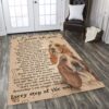 Basset Hound I Never Left You Every Step Of The Way Rug Sport Decor Gift Floor Decor Living Room Carpet Rug Area Rug - 09afb8ae39fe