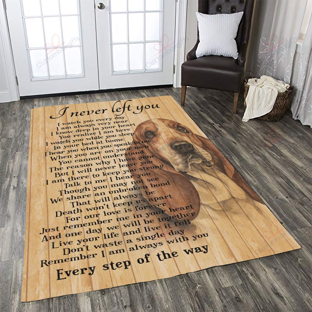 Basset Hound I Never Left You Rug Sport Decor Gift Floor Decor Living Room Carpet Rug Area Rug - 55427c026e09 Basset Hound I Never Left You Rug Sport Decor Gift Floor Decor Living Room Carpet Rug Area Rug - 55427c026e09