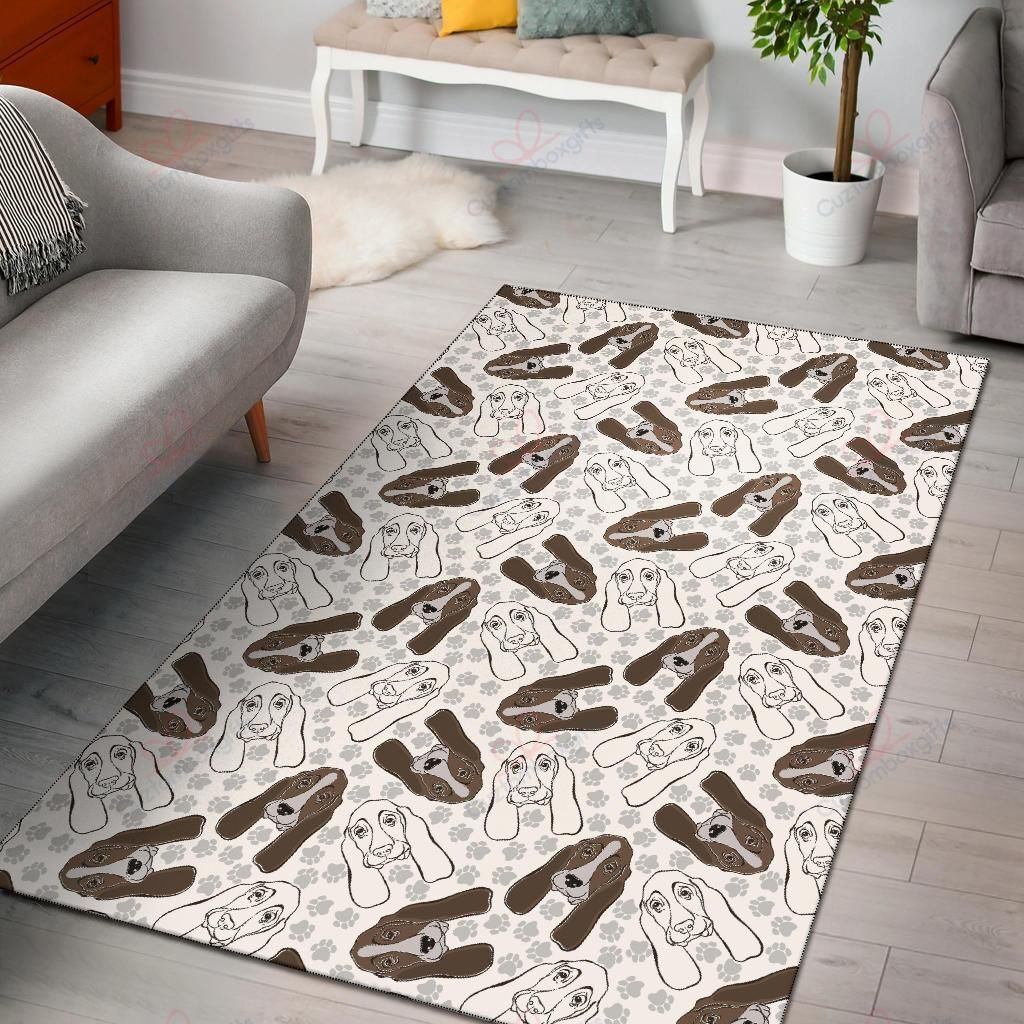 Basset Hound Pattern 1 Rug Sport Decor Gift Floor Decor Living Room Carpet Rug Area Rug - 9f299165069f Basset Hound Pattern 1 Rug Sport Decor Gift Floor Decor Living Room Carpet Rug Area Rug - 9f299165069f