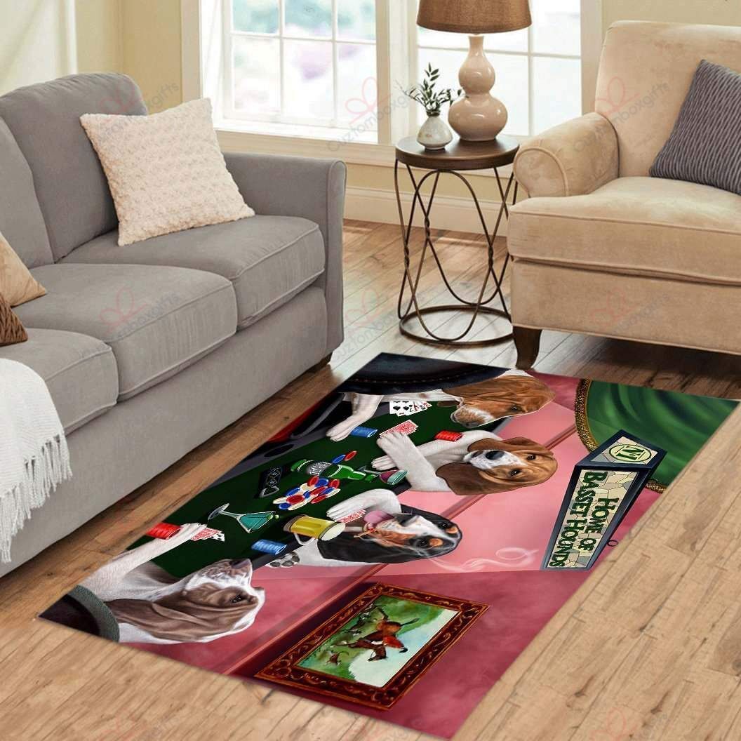 Basset Hound Playing Rug Sport Decor Gift Floor Decor Living Room Carpet Rug Area Rug - a178b7daa4a8 Basset Hound Playing Rug Sport Decor Gift Floor Decor Living Room Carpet Rug Area Rug - a178b7daa4a8