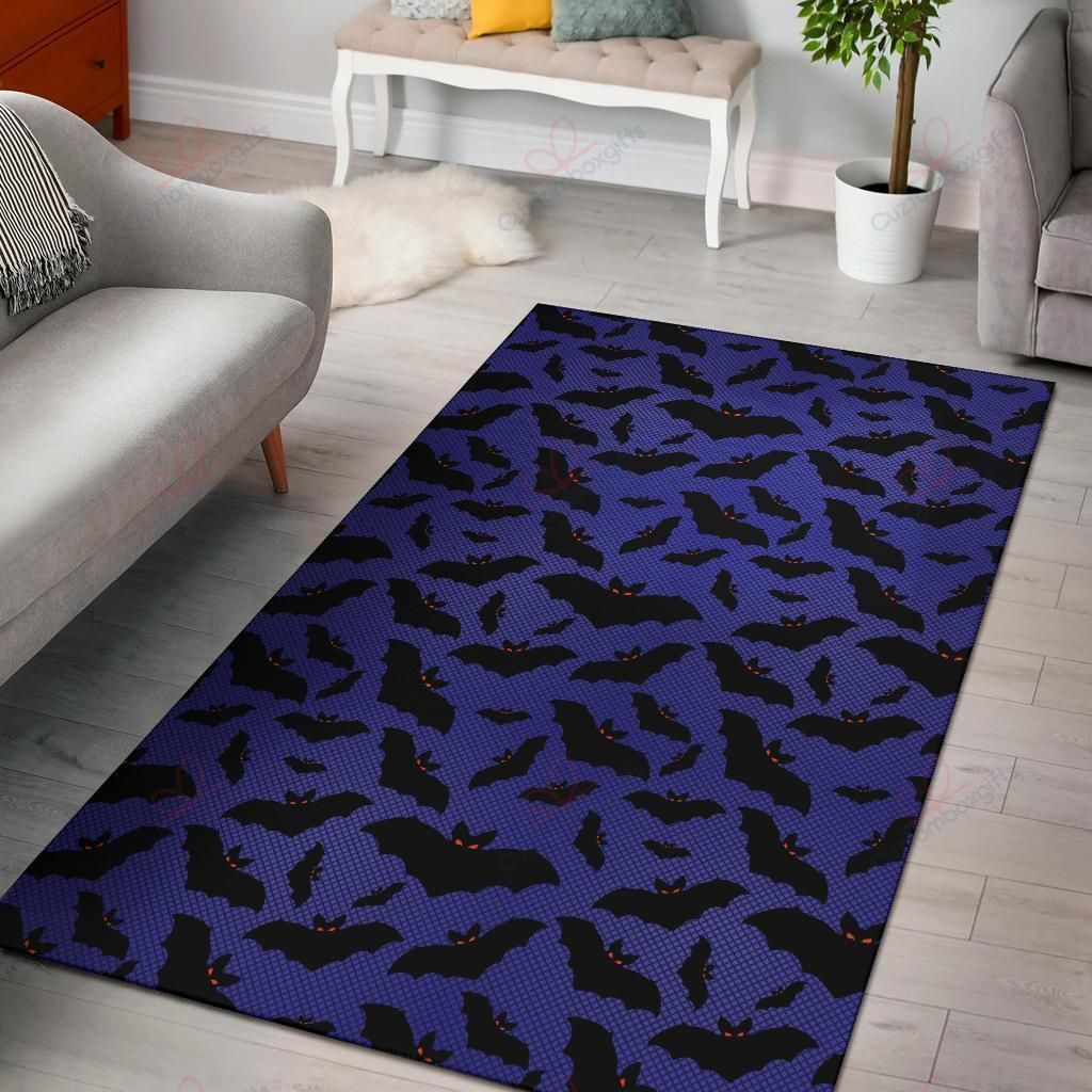 Bat Halloween Pattern 2 Rug Sport Decor Gift Floor Decor Living Room Carpet Rug Area Rug - 0d34a20e537d Bat Halloween Pattern 2 Rug Sport Decor Gift Floor Decor Living Room Carpet Rug Area Rug - 0d34a20e537d