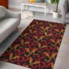 Bat Pattern 1 Rug Sport Decor Gift Floor Decor Living Room Carpet Rug Area Rug - 70b68ef4c119