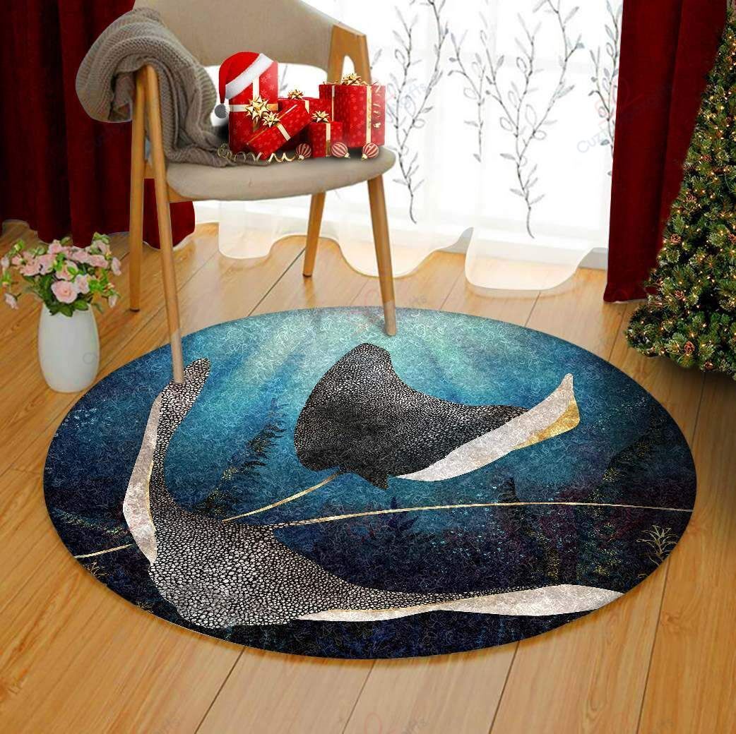 Batoids Round Carpet Floor Rug Living Room Bedroom Decor Round Area Rug Carpet Batoids Round Carpet Floor Rug Living Room Bedroom Decor Round Area Rug Carpet