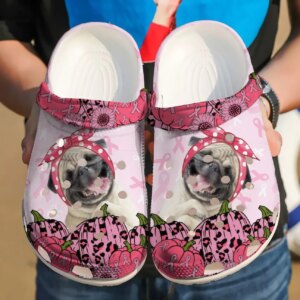 Bc Personalized Clog Custom Crocs Comfortablefashion Style Comfortable For Women Men Kid Print 3D Pug Wear Pink