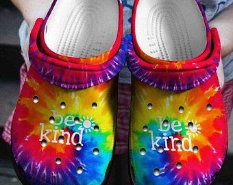 Be Kind Tie Dye Cool Crocs Crocband Clog Clog Comfortable For Mens And Womens Classic Clog Water Shoes Comfortable Be Kind Tie Dye Cool Crocs Crocband Clog Clog Comfortable For Mens And Womens Classic Clog Water Shoes Comfortable
