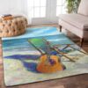 Beach And Guitar Rug Sport Decor Gift Floor Decor Living Room Carpet Rug Area Rug - 7ba16bd4cf11