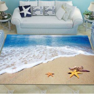 Beach In The Summer Rug Sport Decor Gift Floor Decor Living Room Carpet Rug Area Rug - 321c0e6a239e