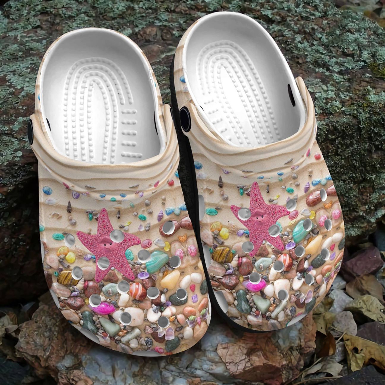 Beach Personalized Clog Custom Crocs Comfortablefashion Style Comfortable For Women Men Kid Print 3D Little Starfish Beach Personalized Clog Custom Crocs Comfortablefashion Style Comfortable For Women Men Kid Print 3D Little Starfish