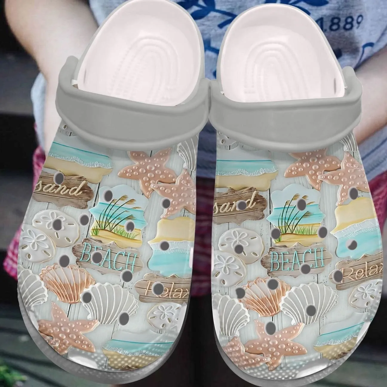 Beach Personalized Clog Custom Crocs Comfortablefashion Style Comfortable For Women Men Kid Print 3D Sand Beach Relax Beach Personalized Clog Custom Crocs Comfortablefashion Style Comfortable For Women Men Kid Print 3D Sand Beach Relax