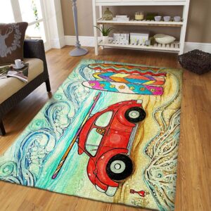 Beach Surfing Rug Sport Decor Gift Floor Decor Living Room Carpet Rug Area Rug - d8a634400d9f