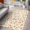 Beach Themed Pattern 5 Rug Sport Decor Gift Floor Decor Living Room Carpet Rug Area Rug - 7b1139f85091