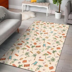 Beach Themed Pattern 5 Rug Sport Decor Gift Floor Decor Living Room Carpet Rug Area Rug - 7b1139f85091