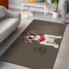 Beagle Floral Rug Sport Decor Gift Floor Decor Living Room Carpet Rug Area Rug - f40cd67c33c3