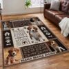 Beagle Home Rug Sport Decor Gift Floor Decor Living Room Carpet Rug Area Rug - c9ebdb7e90d7