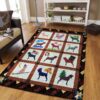 Beagle Pattern Rug Sport Decor Gift Floor Decor Living Room Carpet Rug Area Rug - f95cef158c20