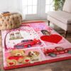 Beagle Valentine Rug Sport Decor Gift Floor Decor Living Room Carpet Rug Area Rug - 2d82868df93f