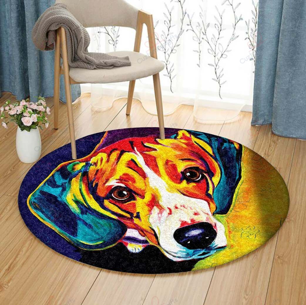 Beagles Round Carpet Floor Rug Living Room Bedroom Decor Round Area Rug Carpet Beagles Round Carpet Floor Rug Living Room Bedroom Decor Round Area Rug Carpet