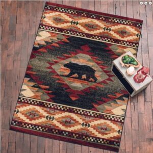 Bear 2 Rug Sport Decor Gift Floor Decor Living Room Carpet Rug Area Rug - 2bd1ccd6ecc5