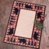 Bear And Tree Rug Sport Decor Gift Floor Decor Living Room Carpet Rug Area Rug - 7ce967ca53d5