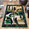 Bear And Tree Rug Sport Decor Gift Floor Decor Living Room Carpet Rug Area Rug - 39371a483b8c