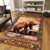 Bear Bacova Vintage Rug Sport Decor Gift Floor Decor Living Room Carpet Rug Area Rug - fcafd629642c