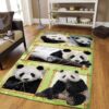 Bear Cute Panda Rug Sport Decor Gift Floor Decor Living Room Carpet Rug Area Rug - e4f3cde87e94